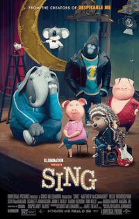 Download Sing (2016) Dual Audio {Hindi DD 5.1-English} 480p | 720p | 1080p